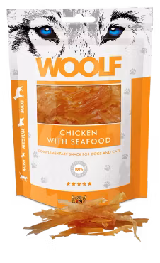 Woolf chicken and seafood 100g