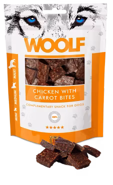 Woolf chicken with carrot bites 100g