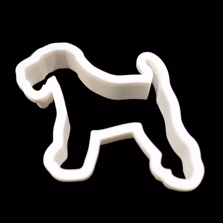 Pepperkakeform Schnauzer