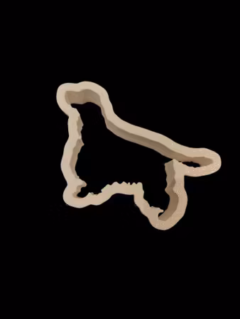 Pepperkakeform Springer Spaniel