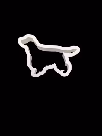 Pepperkakeform Cocker Spaniel