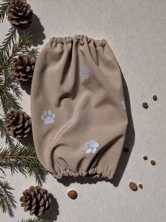 Soft shell ørehette Beige m/fleece fôr