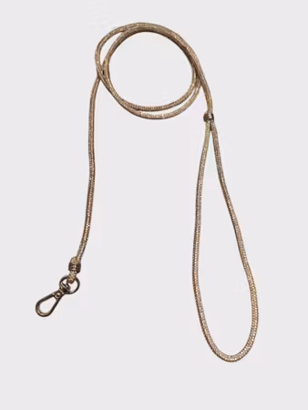 Hemeli Design Utstillingsbånd multicolour glitter/sølv krok ca120cm