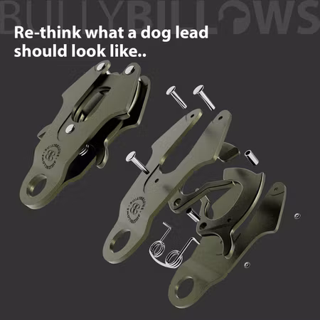 BullyBillows 1.4m LIGHTER Swivel Combat Lead Khaki x Khaki
