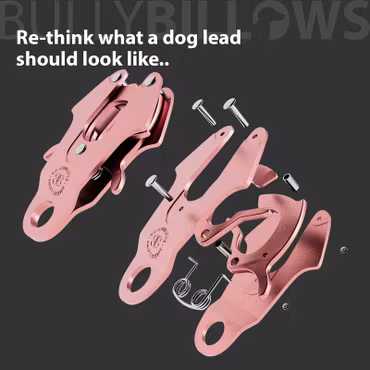 BullyBillows 1.4m LIGHTER Swivel Combat Lead Pink x Pink