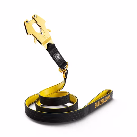 BullyBillows 1.4m LIGHTER Swivel Combat Lead Black x Yellow