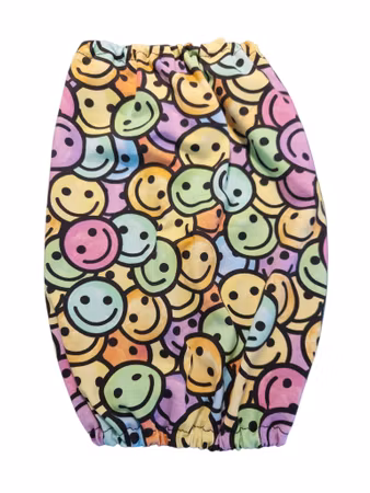 Matørehette multicolour smiley M