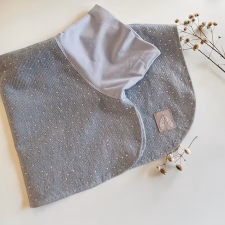 Silkedekken denim m/glitterstener Cocker M