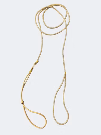 Hemeli Design Utstillingsline gull glitter m/gull kunstskinn 140 cm
