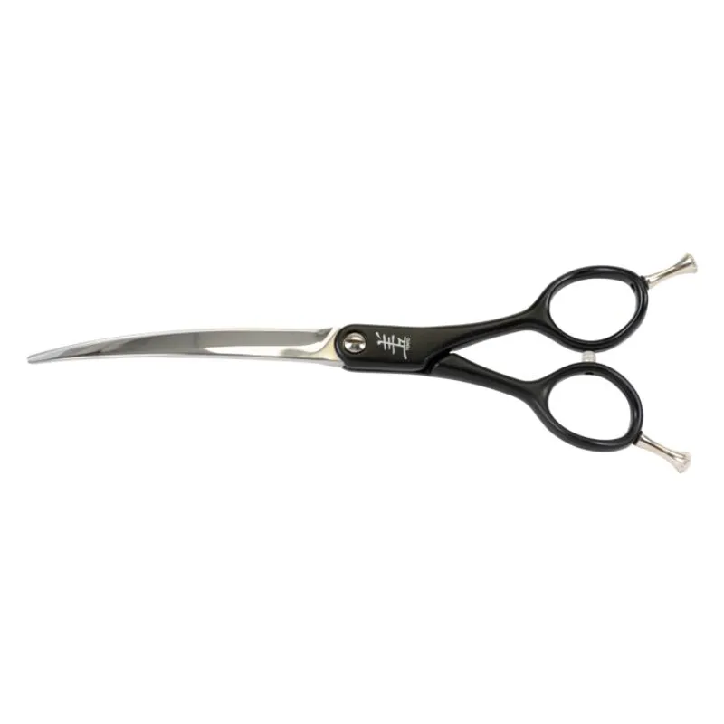 Yento Sparkle Series Curved Scissors Black 16,5 cm