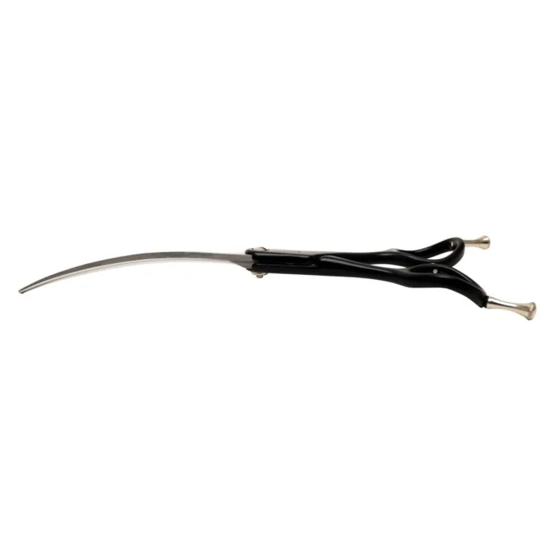 Yento Sparkle Series Curved Scissors Black 16,5 cm
