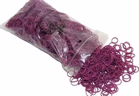 Lainee Latex strikk "Wrapping Band", Fuchsia 1800stk/16mm