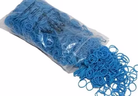 Lainee Latex strikk "Wrapping Band", Ocean Blue 1800stk/16mm