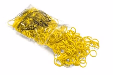 Lainee Latex strikk "Wrapping Band", Yellow 1800 /16mm