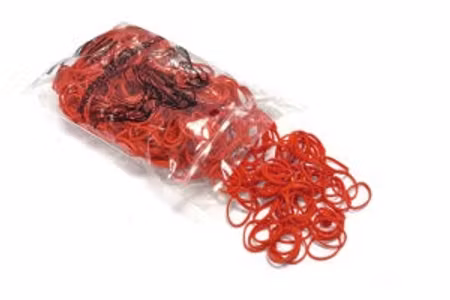 Lainee Latex strikk "Wrapping Band", Red 1800stk/16mm