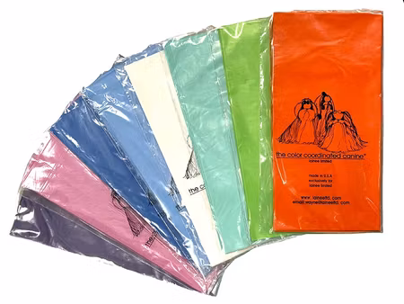 Lainee Plastic Paper Wraps, Electric Blue