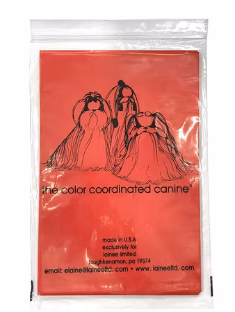 Lainee Plastic Paper Wraps, Red