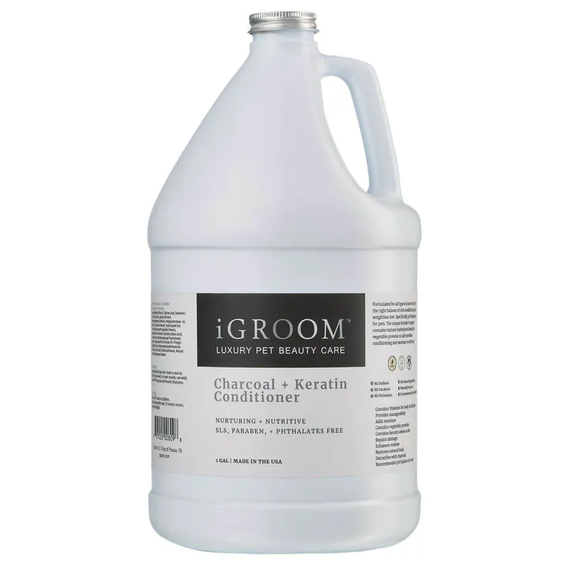 iGroom Charcoal + Keratin Shampoo 473ml
