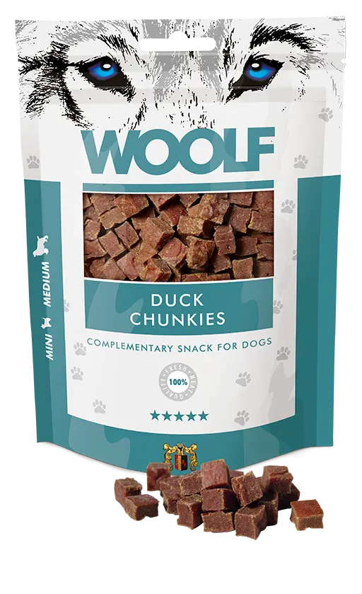Woolf duck chunkies 100g