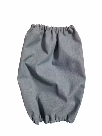 Regnørehette "tekstillook" støvet aqua M