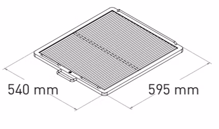Mibrasa 75 M - Träkolsugn med grill (Godkänd e. Kiwa 3002)
