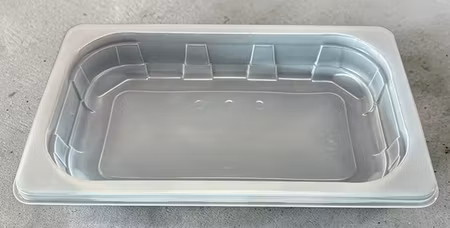 GN1/4 H50 MAP-form tråg (0,8mm/30dag) PP transparent