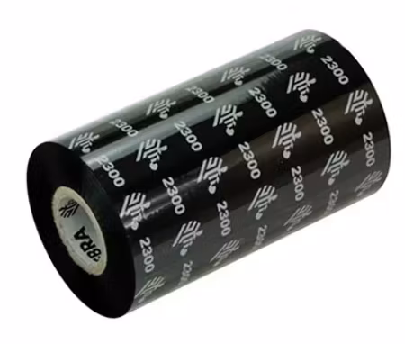 Zebra 2300, Vax, 102x450m,  | Svart färgband