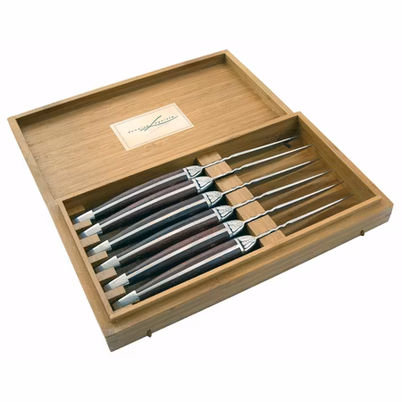 Laguiole Original Grillknivar, hål baktill, 6st, 40268532