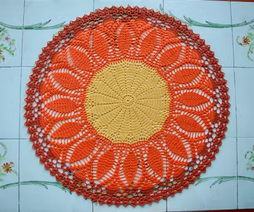 Astersduk i tre farger