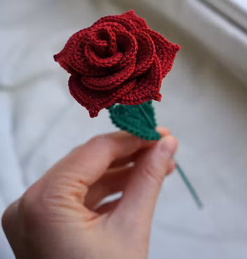 Rose rød