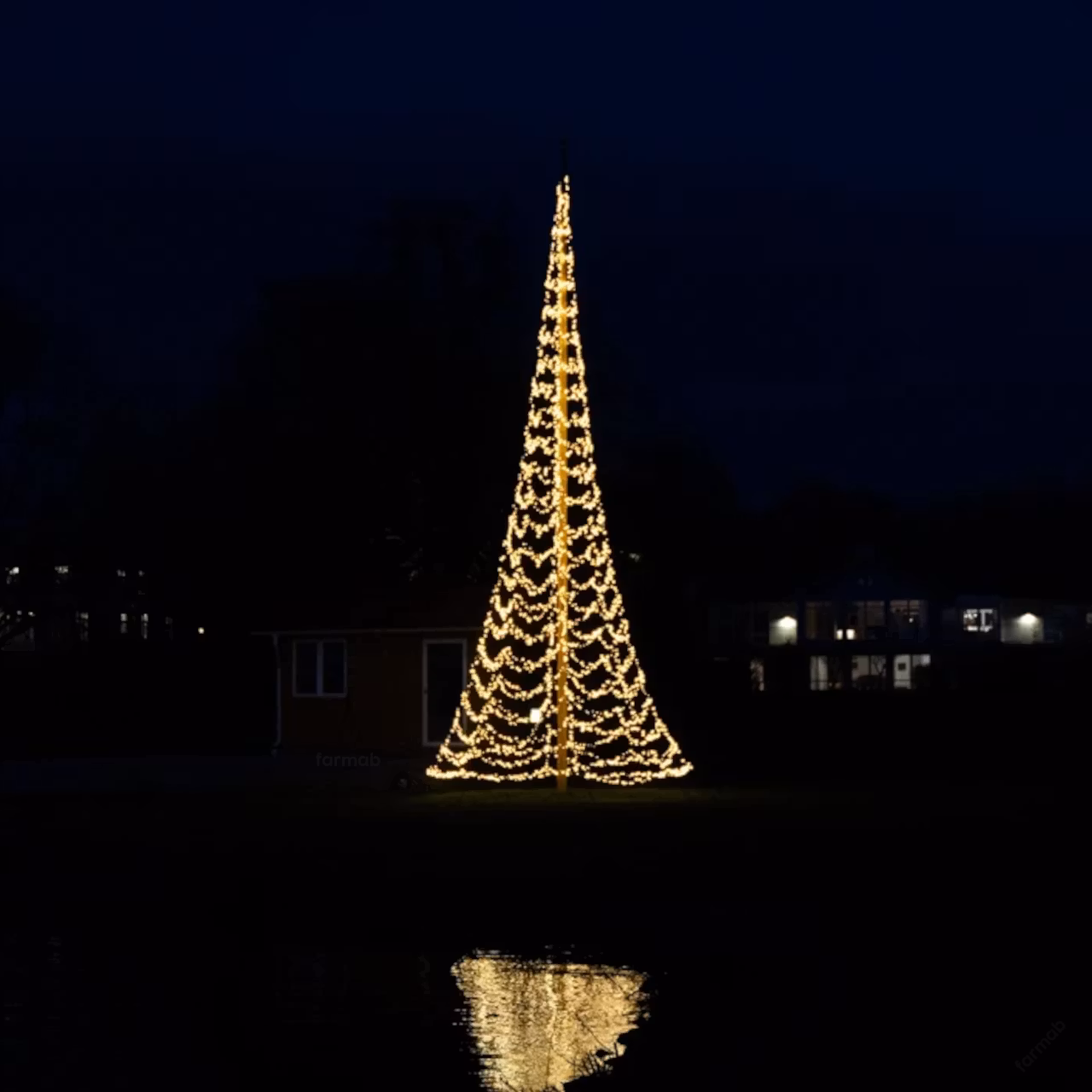 Flaggstångsbelysning Glimma 900/1200LED varmvit, 6 m bild6