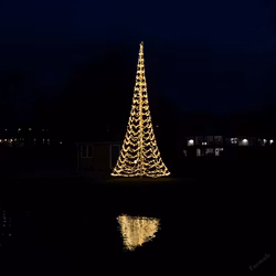Flaggstångsbelysning Glimma DUOLED, 12 meter