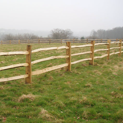 Hörnstolpe Farmfence kastanj 2m, 3 tapphål