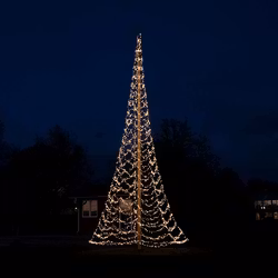 Flaggstångsbelysning Glimma 1520LED varmvit, 7 m