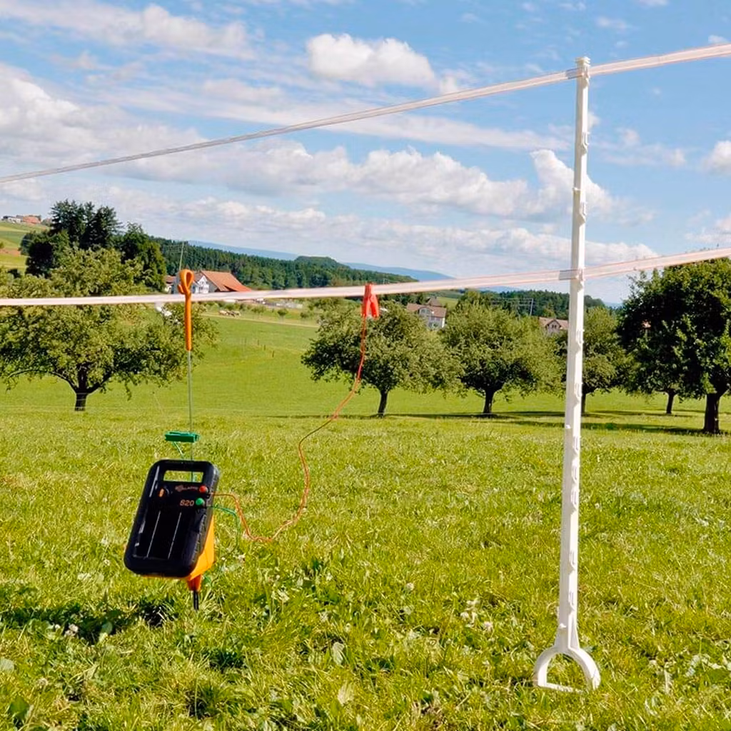 Solpanelsaggregat Gallagher S20 inkl. batteri och stativ stöd