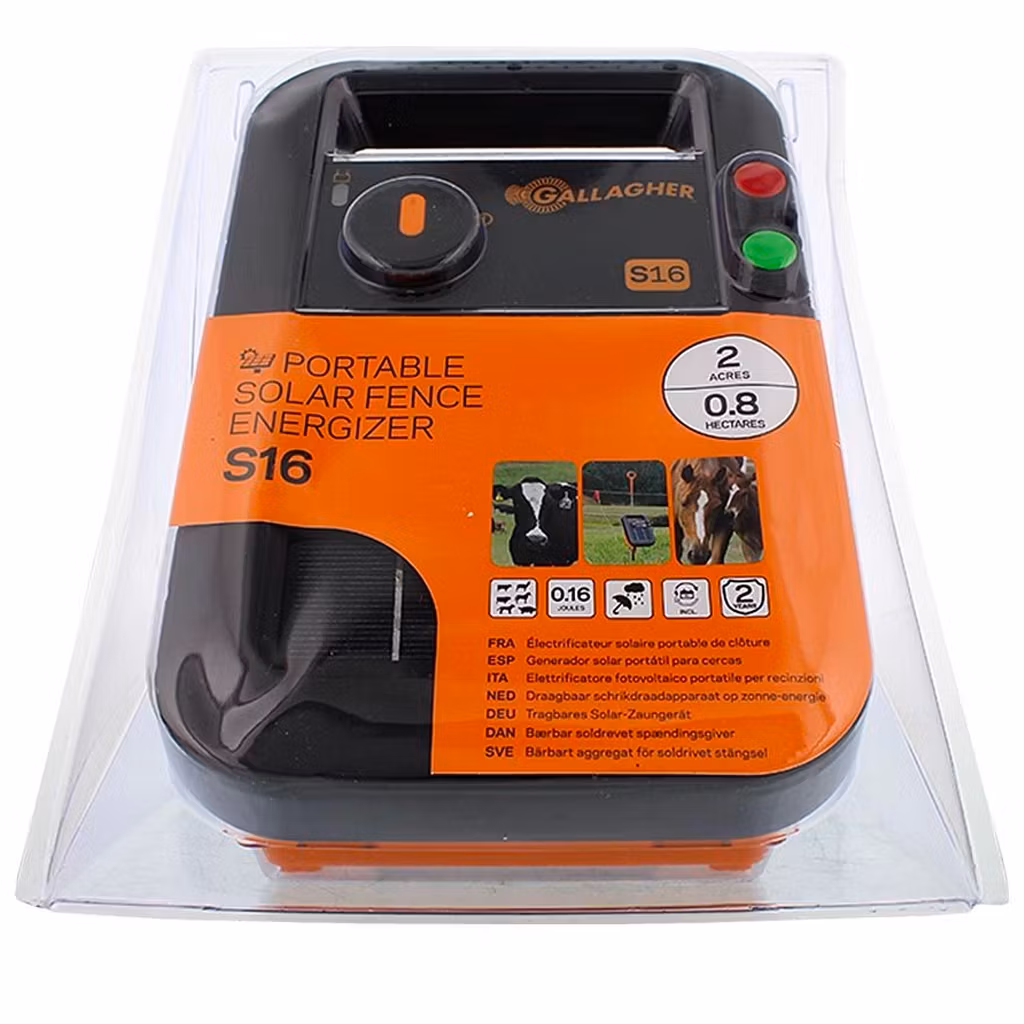 Solpanelsaggregat Gallagher S16 inkl batteri