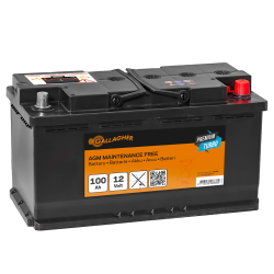 Batteri Gallagher Premium Turbo AGM 12V/100Ah - 353x175x190