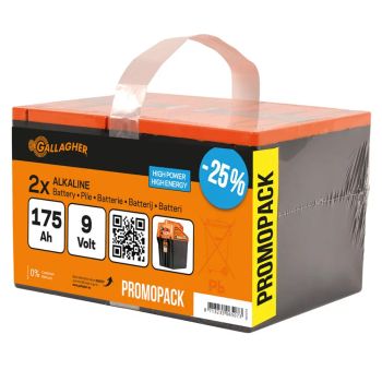 Duopack Gallagher Alkaline 2x 9V/175Ah