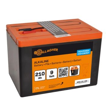 Batteripaket Gallagher Alkaline 9V/210Ah