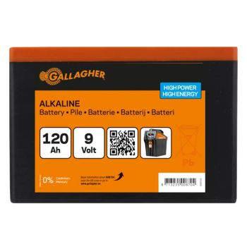 Batteripaket Gallagher Alkaline 9V/120Ah