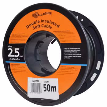 Matarledning Gallagher 2,5mm 50m 35 Ohm/km