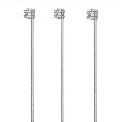 Jordspjut Gallagher 1m inkl. klämma, 3-pack