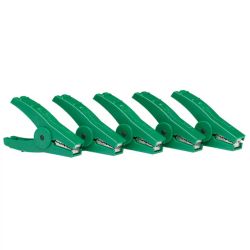 Krokodilklippsfäste Gallagher Grön, 5-pack