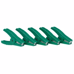 Krokodilklippsfäste Gallagher Grön, 5-pack