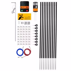 Komplett elstängsel för husdjur och trädgård Gallagher M35 230V