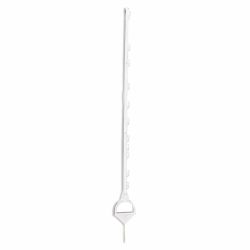 Häststolpe Gallagher vit 155cm, 10-pack