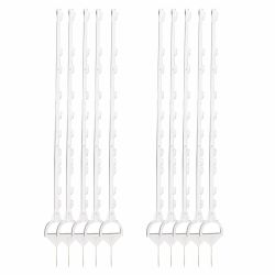 Häststolpe Gallagher vit 155cm, 10-pack