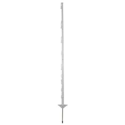 Plaststolpe Varg Gallagher 155cm Vit, 10-pack