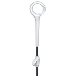 Fjäderstålstolpe Gallagher Multitråd 110cm vit, 10-pack