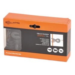 Isolator Gallagher för fjäderstålstolpar, 10-pack
